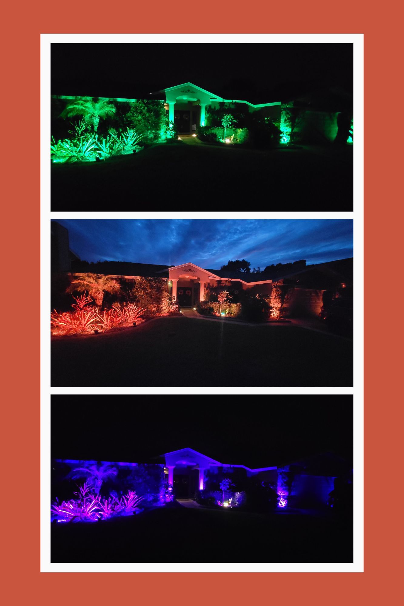 Holiday Home Transformation with Landscape Lighting 